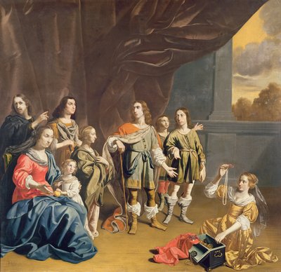 Cornelia e i suoi gioielli da Jan van Bijlert or Bylert